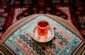 clear Turkish tea glass